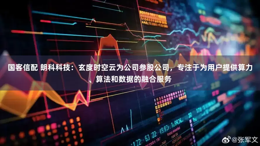 国客信配 朗科科技：玄度时空云为公司参股公司，专注于为用户提供算力、算法和数据的融合服务